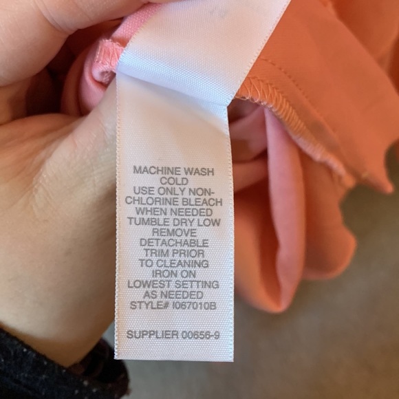 Bisou Bisou Light Pink High Low Hem Dress Size 14 - Picture 9 of 9